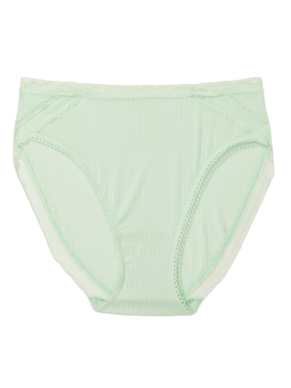 VICTORIA’S SECRET Mint Green Cotton High-Leg Briefs Soft Stretch Comfort Panties
